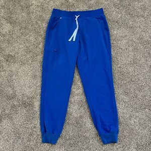 FIGS Zamora 2.0 Jogger Scrub Pants Royal Blue W18SW2005 PO 2439 Size Medium